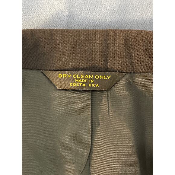 Meeting Street Pickford Regular Blazer Color Black Worsted Wool 44 - Picture 3 of 14